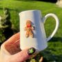 Ceramic Milk Jug With Embossed Gingerbread Man Motif, thumbnail 7 of 7