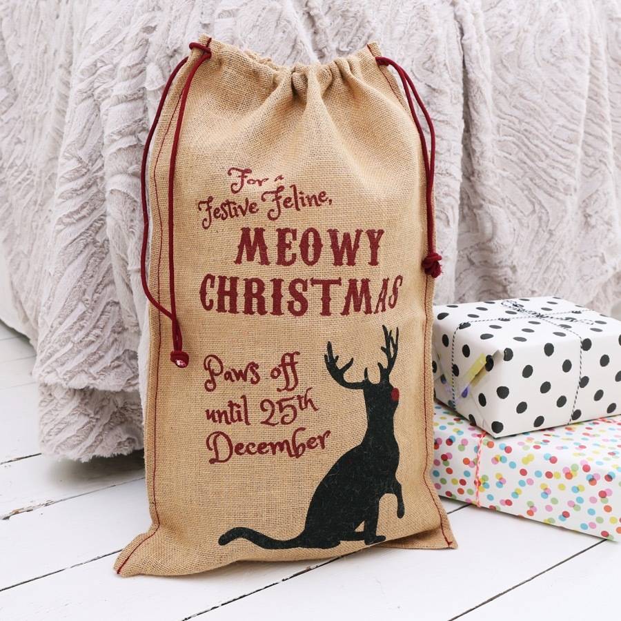 'merry christmas' animal sack by lisa angel | notonthehighstreet.com