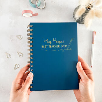 Personalised Teacher Planner | Teacher Gift, 9 of 12