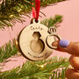 Personalised Proposal Ring Engagement Christmas Bauble, thumbnail 1 of 4