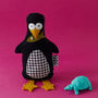 Murdoch The Penguin Handmade Soft Toy, thumbnail 1 of 4