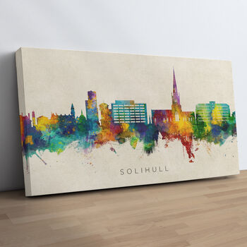 Solihull Skyline Cityscape Art Print, 10 of 12