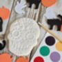 Halloween Paint Your Own Day Of The Dead Biscuits For Gifts Or A Halloween Party, thumbnail 1 of 8