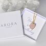Dainty Crystal Heart Necklace Happy Birthday Gift For Her, thumbnail 4 of 7