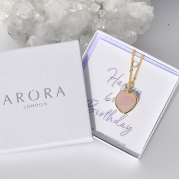 Dainty Crystal Heart Necklace Happy Birthday Gift For Her, 4 of 7