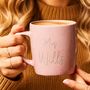 Coloured Stoneware Personalised Teacher Mug, thumbnail 1 of 2