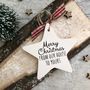 Personalised Christmas 'From Our House' Ceramic Star, thumbnail 5 of 5