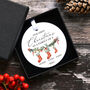 Personalised First Christmas As A Family Ornament With Names, thumbnail 6 of 6