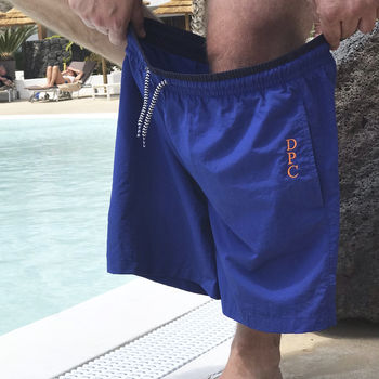 Monogrammed Personalised Swimming Trunks, 2 of 4