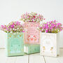 Pink Book Shaped Flower Vase And Gift For Readers, thumbnail 2 of 5
