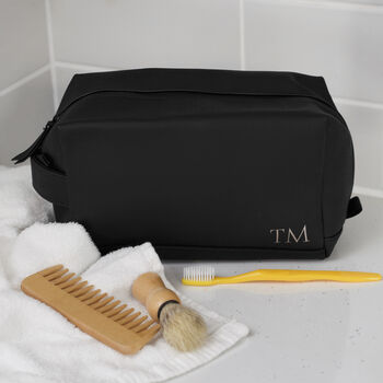 Personalised Toiletry Wash Bag, Bag With Monogram, 3 of 7