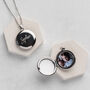 Personalised Engraved Locket Necklace With Photo, thumbnail 4 of 12