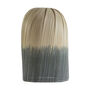Small Dipped Dye Pleated Bamboo Lampshade, thumbnail 2 of 3