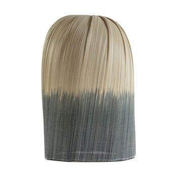 Small Dipped Dye Pleated Bamboo Lampshade, 2 of 3