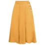 Isabelle Skirt In Mustard Vintage 1940s Style, thumbnail 1 of 2