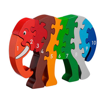 Wooden Fair Trade Number Jigsaw Puzzles, 3 of 11