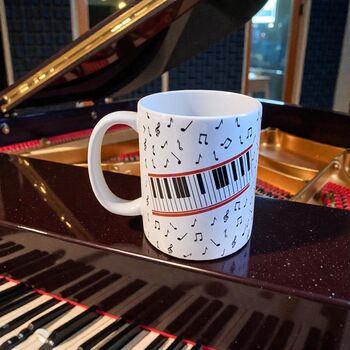 Piano And Musical Note Mug – 11oz Glossy | Beat It, 2 of 5