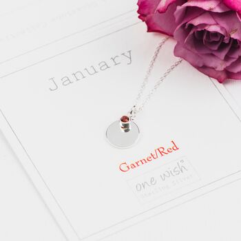 June Birthstone Initial Sterling Silver Necklace, 12 of 12