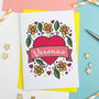 Cute Personalised Heart And Banner Tattoo Card, thumbnail 2 of 2