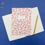 Pink Leopard Print Notebook, thumbnail 5 of 7