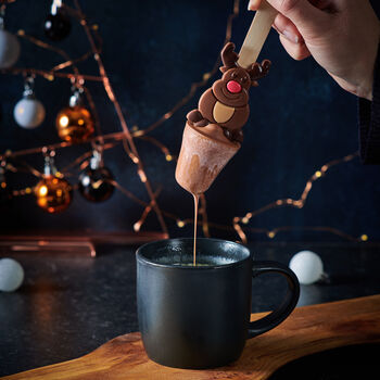 Christmas Rudolph Hot Chocolate Spoon, 2 of 3
