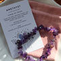 Amethyst Chip Bracelet – Calm, Protection And Balance, thumbnail 2 of 6