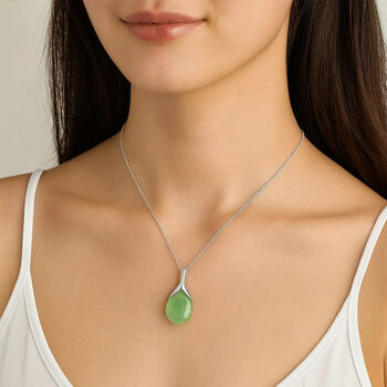 Personalised Sterling Silver Jade Necklace, 2 of 10