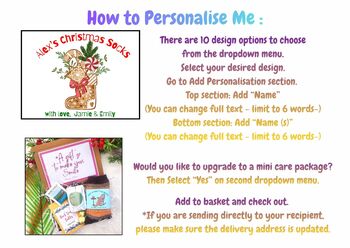 Men Wool Blend Personalised Label Socks,Stocking Filler, 12 of 12