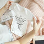 Personalised Bow First Mother's Day 2026 Baby Grow, thumbnail 5 of 5