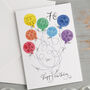 '70th Happy Birthday!' Milestone Birthday Card, thumbnail 2 of 3