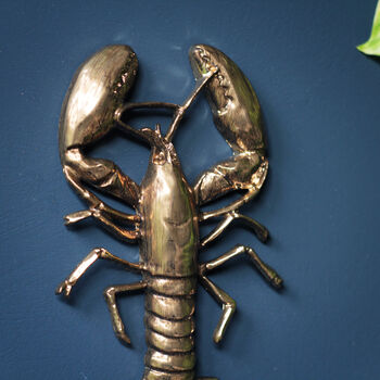 Gold Metal Lobster Hook, 2 of 3