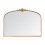 Alzonne Ornate Half Mirror, thumbnail 2 of 5