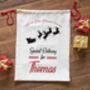 Personalised Christmas Special Delivery Santa Sack, thumbnail 4 of 4