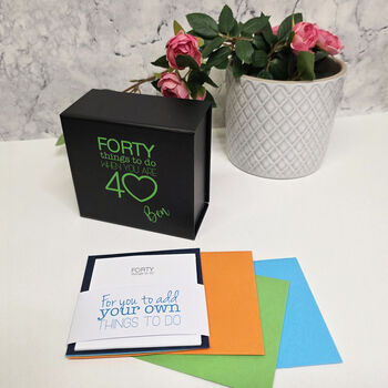 40th Birthday Activities With Memory Box, 9 of 10