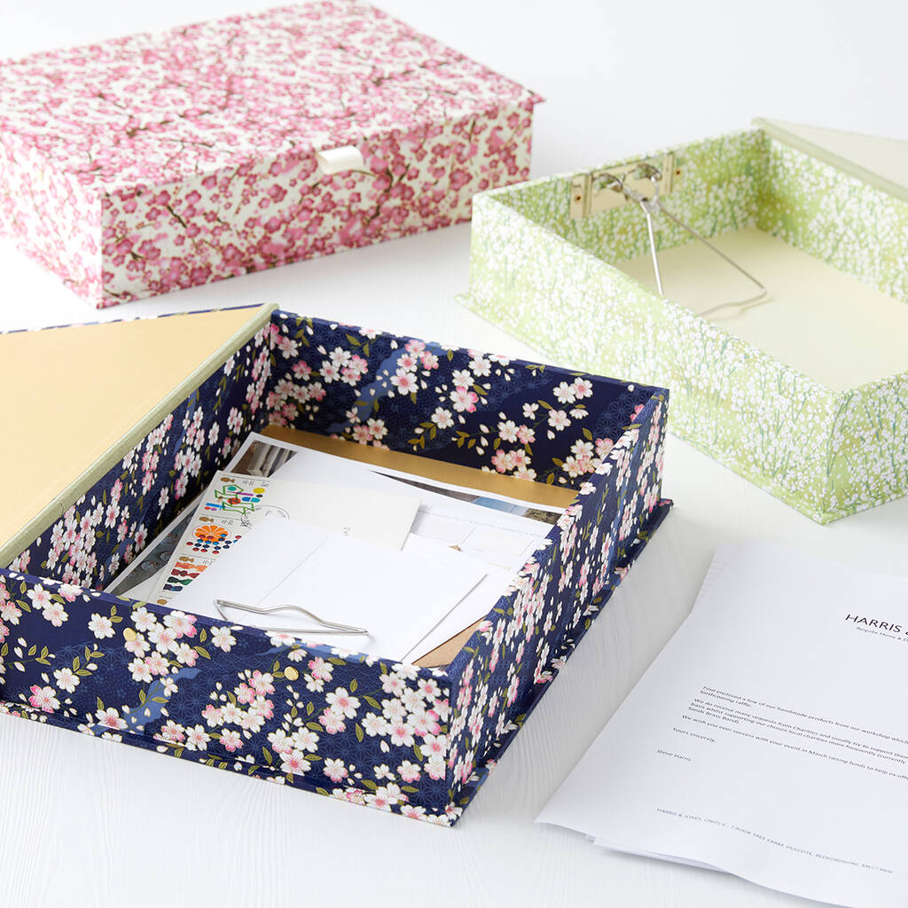 Box File Chiyogami By Harris & Jones Ltd 