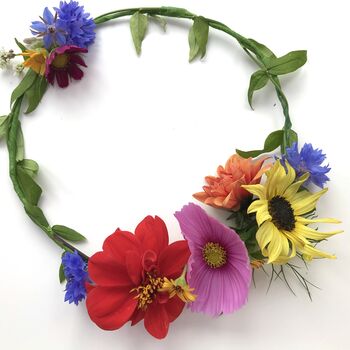 Flower Party, Floral Crowns And Bouquets Kit, 5 of 7