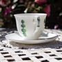 Topiary Hand Decorated Bone China Tea Cup And Saucer, thumbnail 1 of 6