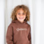 Personalised Embroidered Bold Name Hoodie, thumbnail 1 of 8