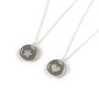 Sterling Silver Personalised Necklace For Luck And Love, thumbnail 1 of 6