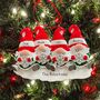 Personalised Gnome Family Christmas Decoration, thumbnail 1 of 7