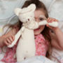 Personalised Hand Knitted Foxxie Teddy Bear, thumbnail 2 of 12