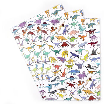 Dinosaur Scatter Wrapping Paper, 2 of 2