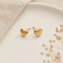 9ct Yellow Gold Polished Heart Micro Stud Earrings – 4mm, thumbnail 7 of 7