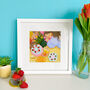 Picnic In Gingham, Illustrated Print, thumbnail 1 of 3