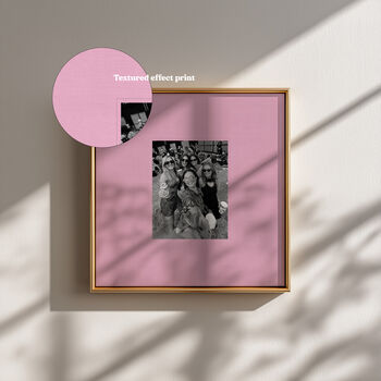 Personalised Photo Print | Textured Effect | Home Decor | Gift | Customizable Template | Trendy | Photo Booth | Memory | Anniversary | Wedding, 5 of 9