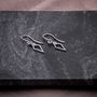 18ct White Gold And Diamond Simply Classic Earrings, thumbnail 6 of 7