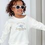 Mini Flyer Or First Time Flyer Personalised Embroidered Holiday Airport Sweatshirt Jumper, thumbnail 1 of 5