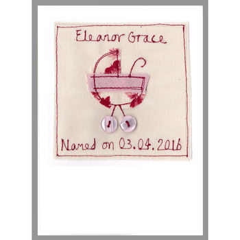 Personalised New Baby Pram Card, 3 of 12