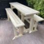 Bar Style Dining Table And Benches Treated, thumbnail 10 of 12
