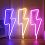 Lightning Shaped LED Neon Night Light, thumbnail 10 of 11
